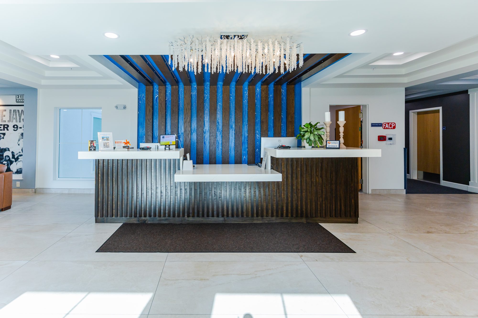 The J Hotel lobby